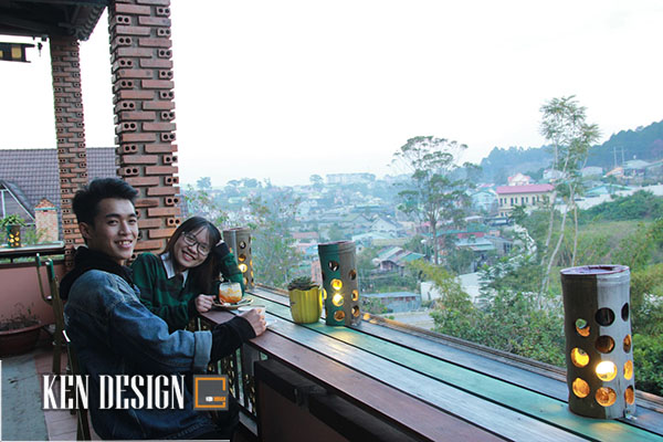 Thiết kế quán cafe đẹp ở Đà Lạt